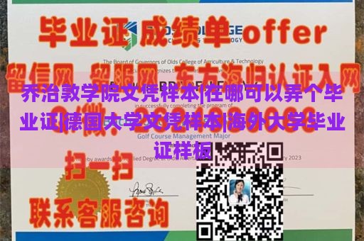 乔治敦学院文凭样本|在哪可以弄个毕业证|德国大学文凭样本|海外大学毕业证样板